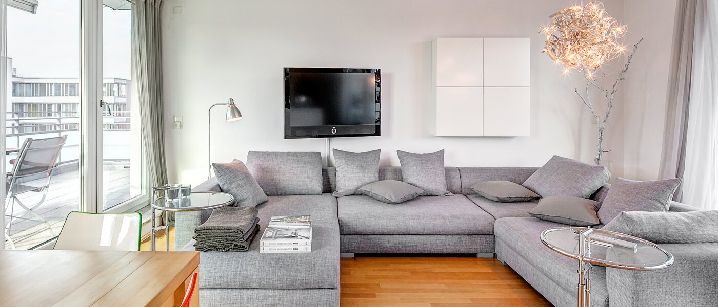 ático lujoso München Obergiesing 02 salón 9778