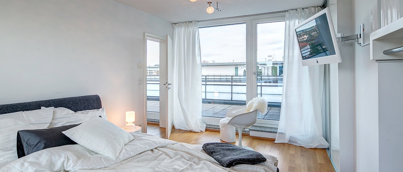 ático lujoso München Obergiesing 04 dormitorio 9778