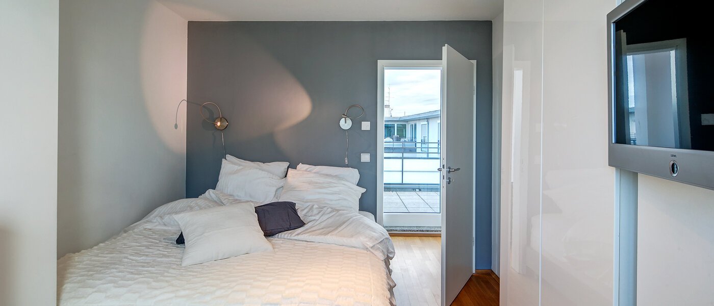 ático lujoso München Obergiesing 01 2. dormitorio 9778