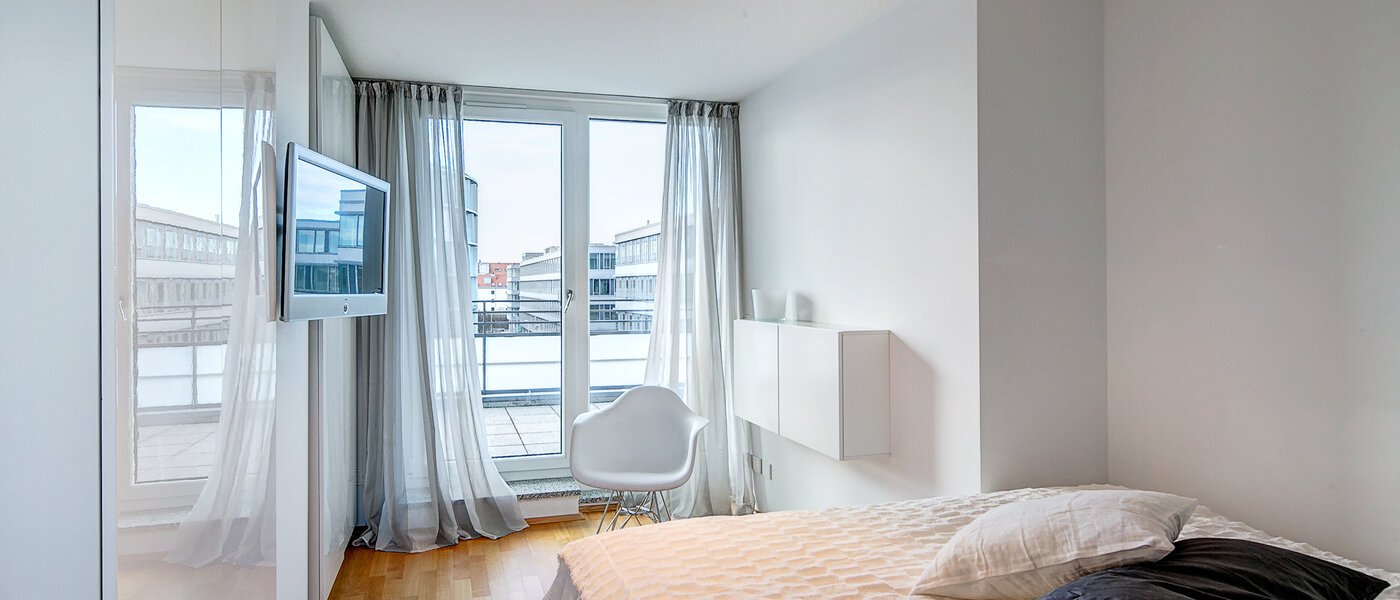 ático lujoso München Obergiesing 02 2. dormitorio 9778