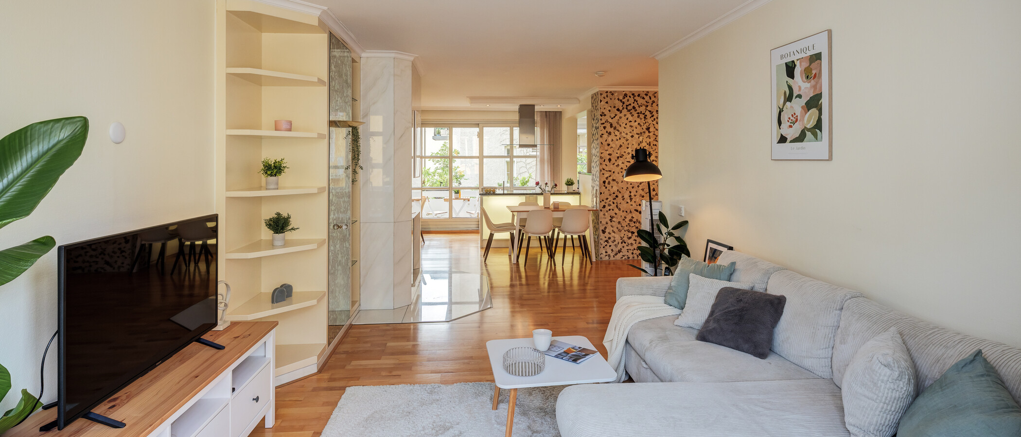 apartamento München Maxvorstadt 02 zona de día  9792