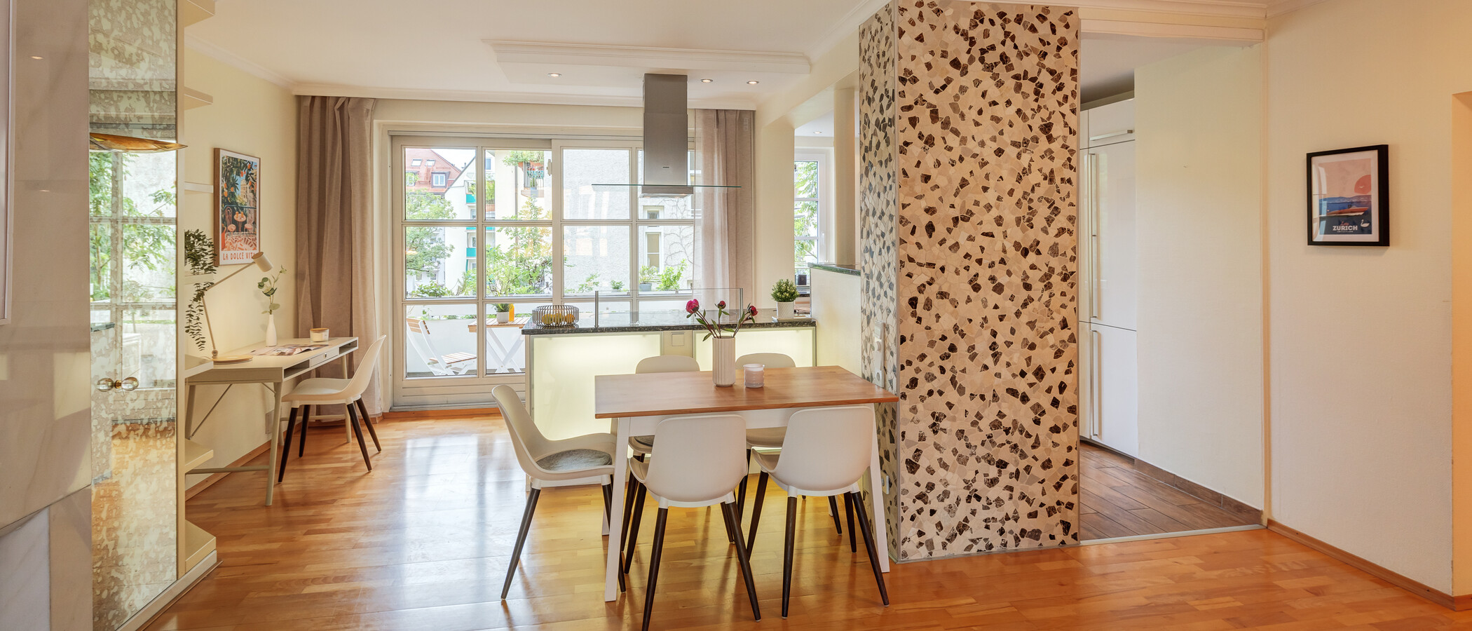 apartamento München Maxvorstadt 04 zona de día  9792