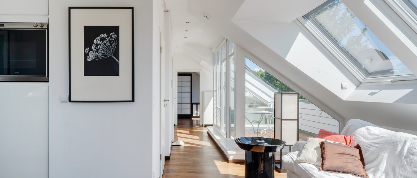 ático con terraza München Untermenzing 06 zona de día  9794