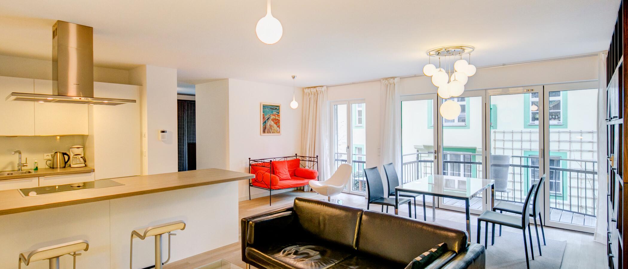 apartamento München Maxvorstadt - Universitätsviertel 01 salón 9869