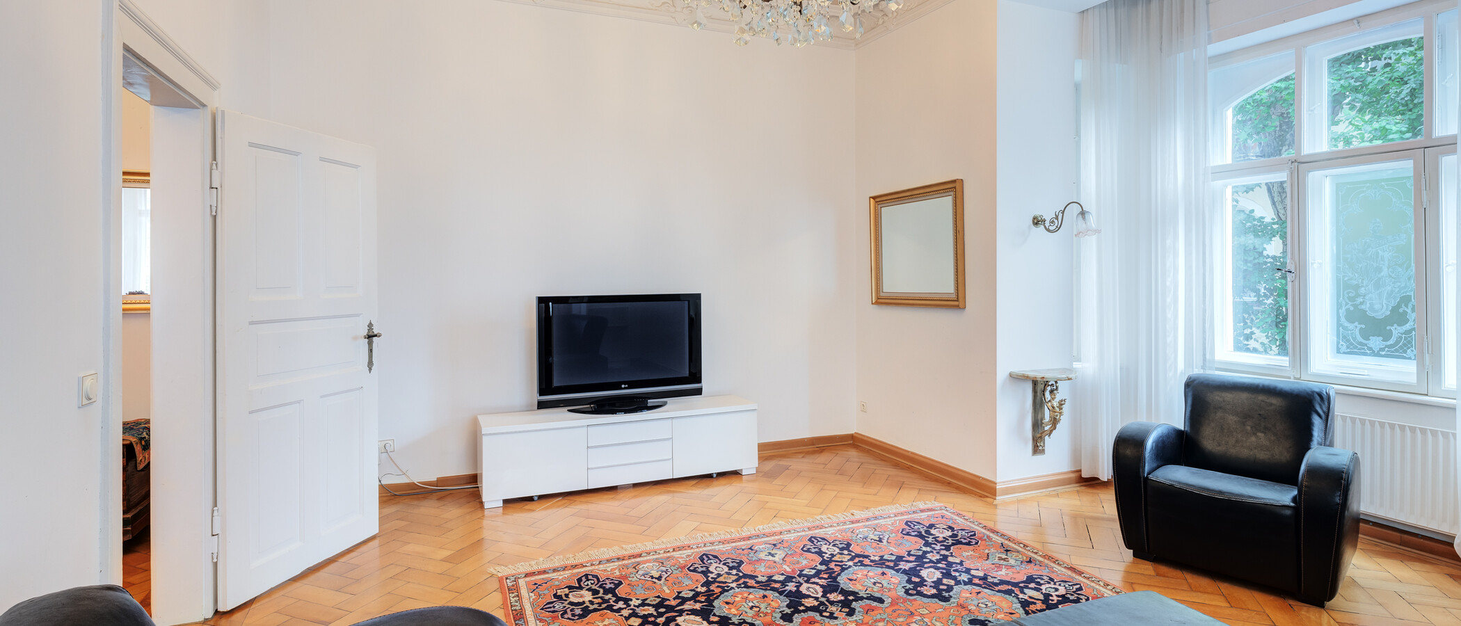 apartamento München Schwabing-Nord (zw. Belgrad- & Leopoldstraße) 02 sala de estar 9895