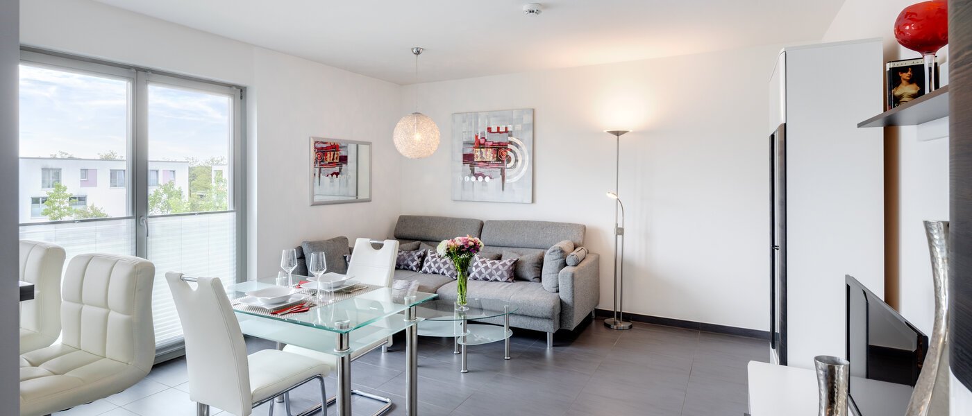 apartamento München Messestadt Riem 01 zona de día  9917