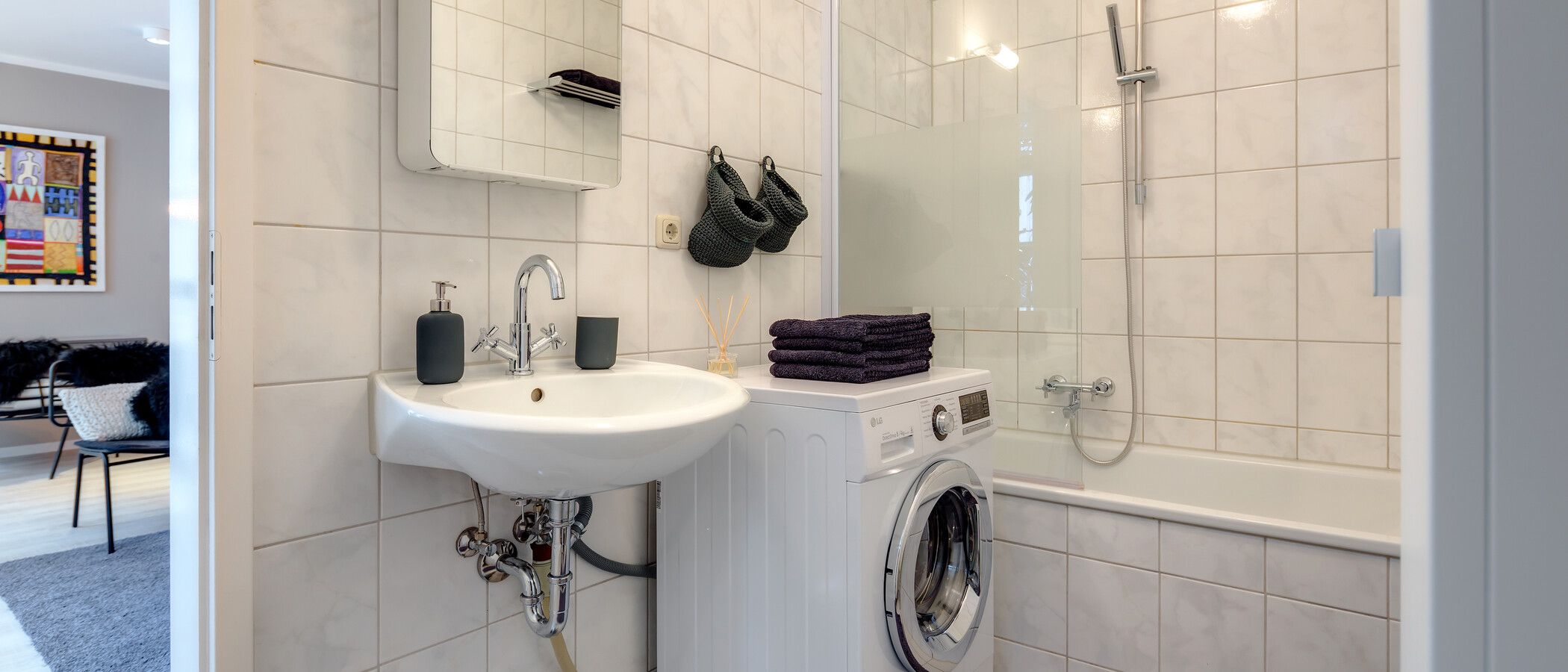 apartamento München Schwabing-West (rund um den Hohenzollernplatz) 01 baño 9957
