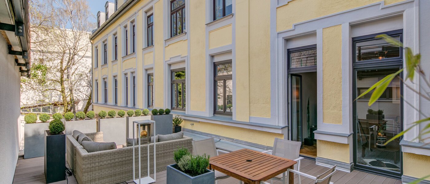 apartamento München Gärtnerplatzviertel 01 terraza 9966