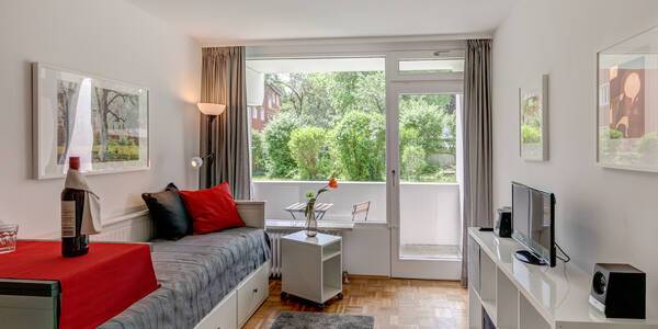 apartamento de 1 habitación | Múnich-Schwabing | 10010