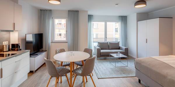 apartamento de 1 habitación | Múnich-Milbertshofen | 11972