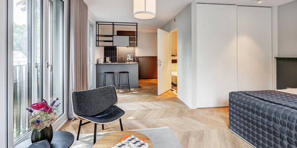 apartamento de 1 habitación | Múnich-Herzogpark | 12674