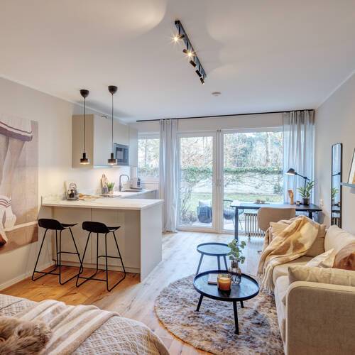 apartamento de 1 habitación | Múnich-Schwabing | 14736