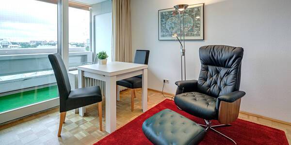 apartamento de 1 habitación | Múnich-Arabellapark | 2851