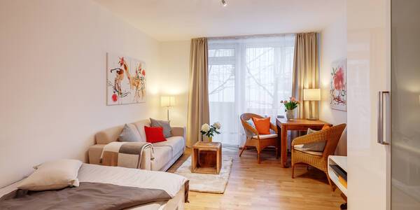 apartamento de 1 habitación | Múnich-Schwabing | 5989