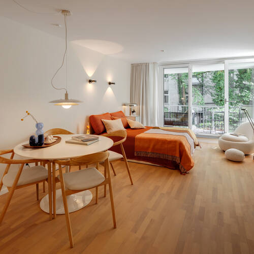 apartamento de 1 habitación | Múnich-Schwabing | 7964