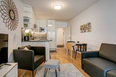 Moderno apartamento amueblado de 2 habitaciones en Maxvorstadt