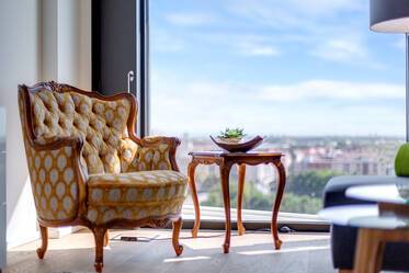 Exclusivo apartamento de lujo de 1,5 habitaciones en alquiler