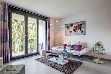 Edificio de nueva construcción de 2013: elegante piso de tres habitaciones en Múnich-Pasing