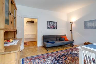 Apartamento de época de 3 habitaciones en Munich-Laim, totalmente amueblado