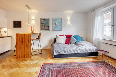 Vivienda temporal en moderno apartamento de 1 habitación