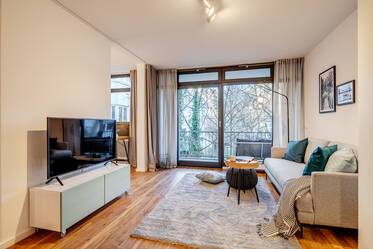 Moderno apartamento de 1,5 habitaciones en Múnich-Lehel