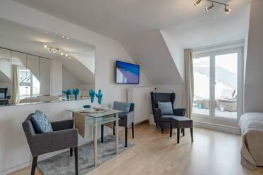 Ático amueblado muy bonito en Obergiesing