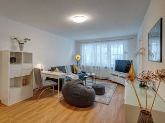 Amplio apartamento de 3 habitaciones en planta baja en alquiler.
