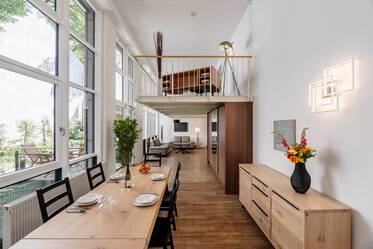 Luminoso apartamento galería con terraza