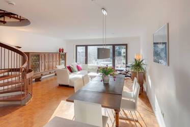 Chalet adosado en esquina amueblada muy atractiva en Obersendling