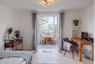 Apartamento amueblado de estilo moderno en alquiler.