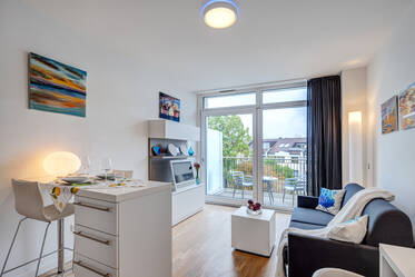 Moderne Balkonwohnung in Bogenhausen