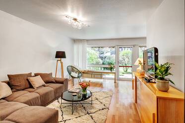 Piso con jardín amueblado muy bonito en Schwabing-West