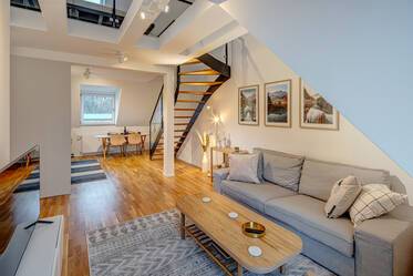 Impresionante dúplex con cocina moderna