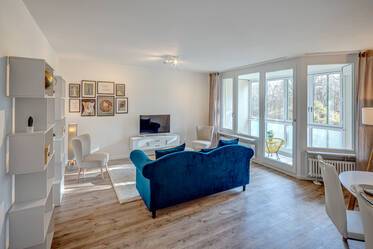 Como nuevo apartamento amueblado de 3 habitaciones con logia