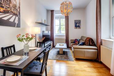 Cerca de Rotkreuzplatz: apartamento de 2 habitaciones recién amueblado.