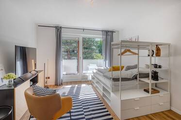 Cerca del castillo de Nymphenburg: apartamento moderno y tranquilo