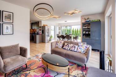 Chalet adosado en esquina amueblada bonita en Germering