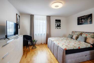 Se alquila amplio apartamento amueblado de 1 habitación