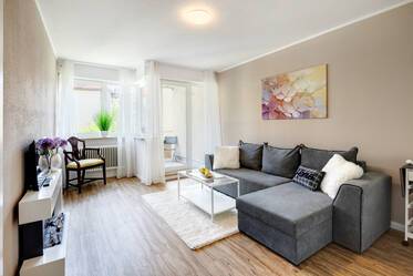 Encantador apartamento de 2,5 habitaciones con balcón en alquiler