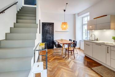 Dúplex amueblado muy bonito en Schwabing-West