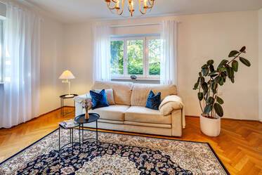 Se alquila apartamento con jardín y terraza idílica