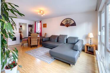 Tranquilo apartamento dúplex con jardín en alquiler