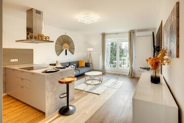 Se alquila: Moderno apartamento de 2,5 habitaciones con cocina abierta