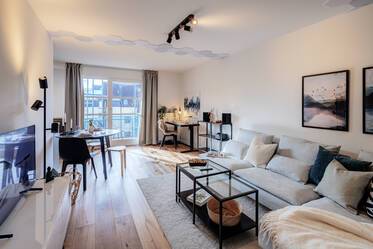 Moderno y exclusivo: espacioso apartamento amueblado.