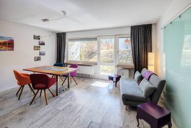 Tranquilo apartamento tipo loft con pequeño jardín