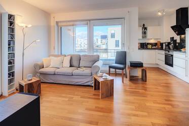 Perlach: Moderno apartamento de 2 habitaciones con dos balcones