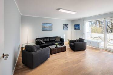 Ático con terraza amueblado bonito en Nymphenburg