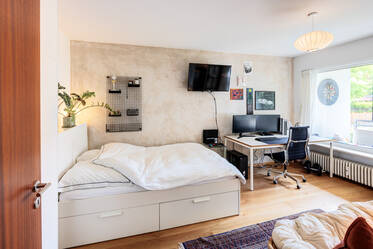 Apartamento soleado con logia en Harlaching