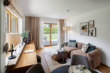 Piso de 2 habitaciones recién amueblado con terraza en Rottach-Egern