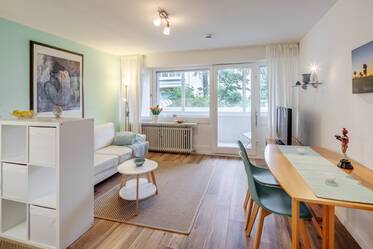 Encantador apartamento de 1 habitación con gran logia